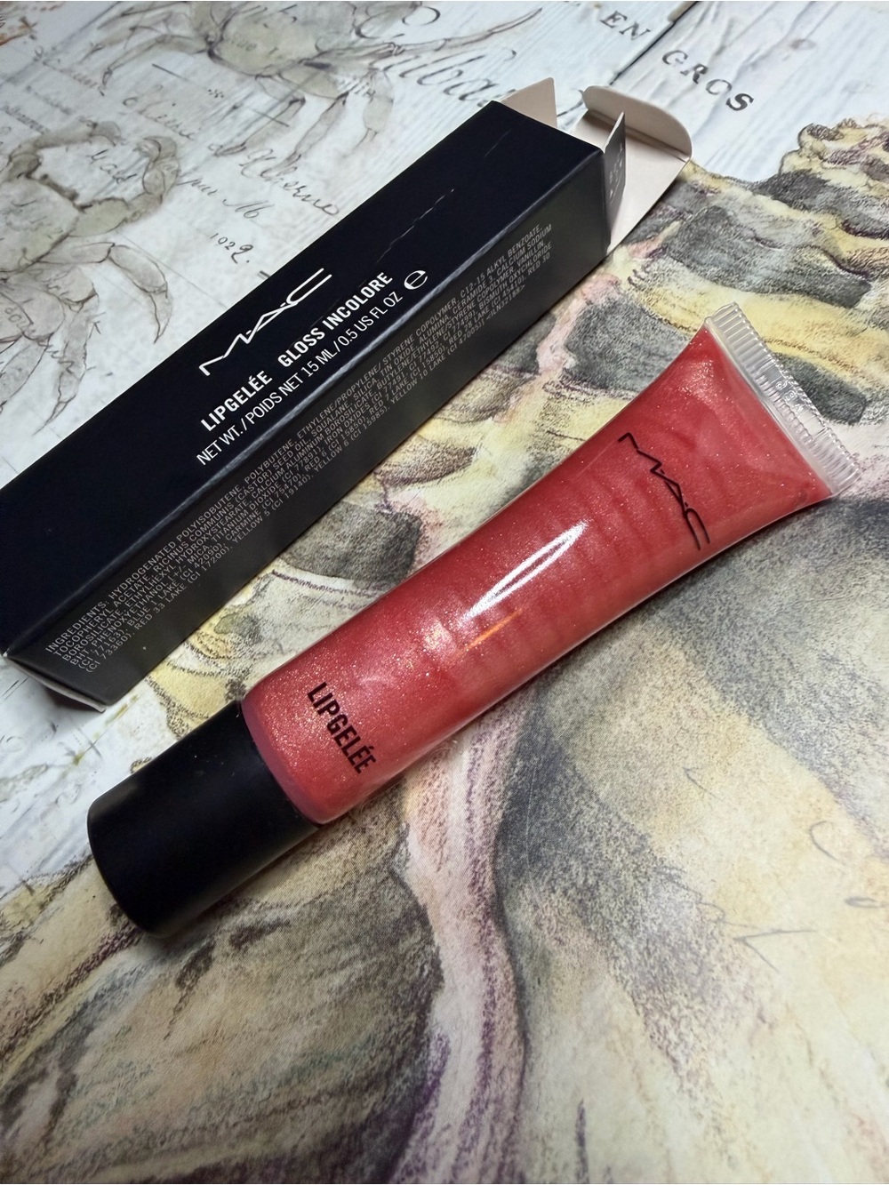 MAC COSMETICS BNIB AMBIENT LIPGELEE lipgloss lipglass Rare Lip Gloss Limited LE